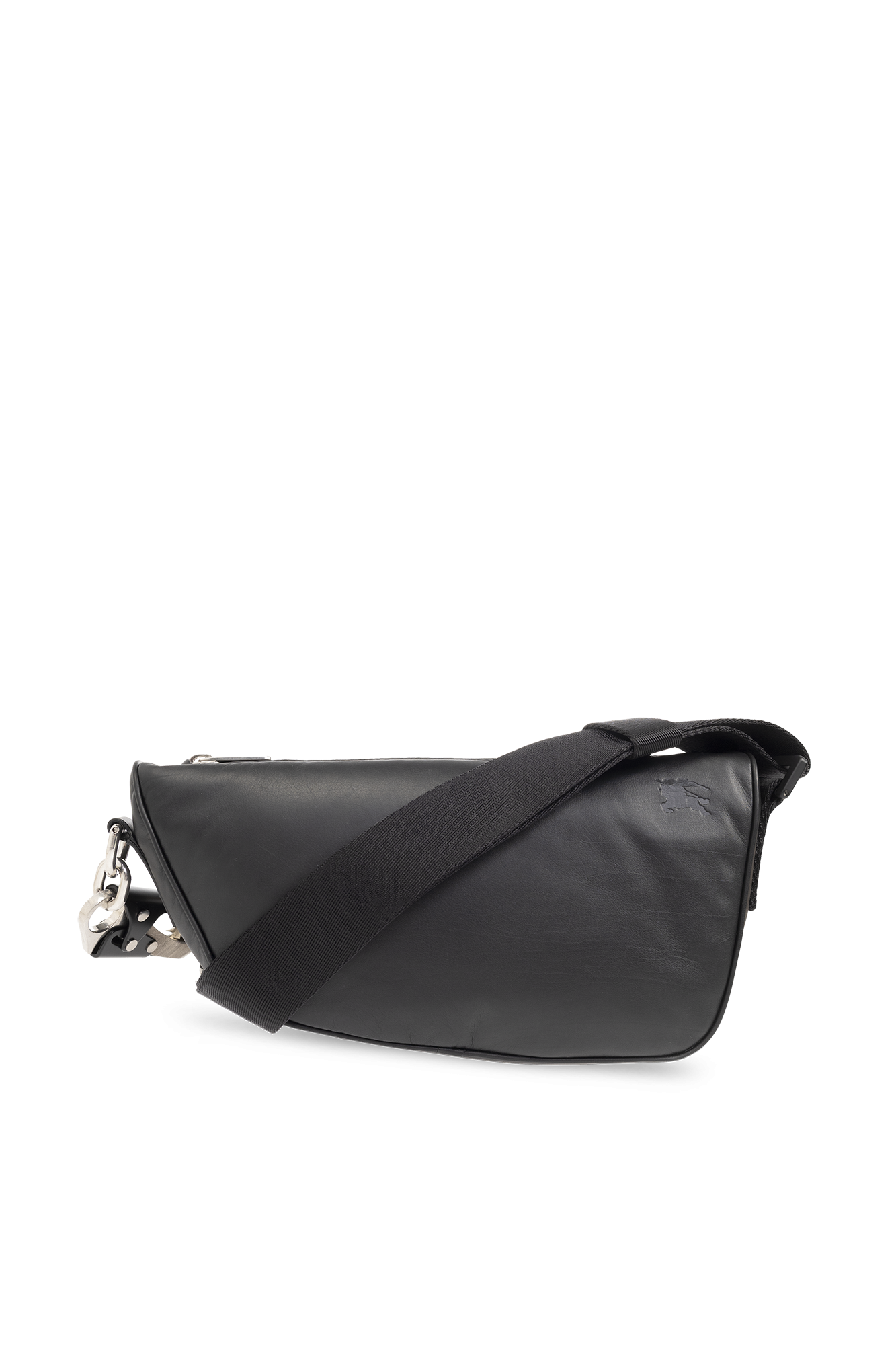 ショルダーバッグ・ポシェット BURBERRY BLACK HORSESHOE SHOULDER BAG Horseshoe Crossbody Bag​ in Black - Women, Nylon | Burberry